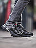 Зимові чоловічі кросівки New Balance 9060 winter black/Grey Нью баланс з хутром чорні сірі замшеві зима, фото 5