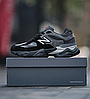 Зимові чоловічі кросівки New Balance 9060 winter black/Grey Нью баланс з хутром чорні сірі замшеві зима, фото 2
