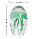 Медуза в склі (синя) настільний декор 7 см, фото 2