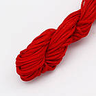 Шнур Нейлоновий, Колір: Червоний, Товщина 2 мм, приблизно 12 м/зв'язка, 1 связка, фото 6