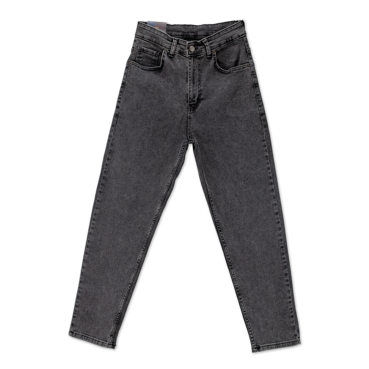 Чоловічі джинси Мом John Lucca темно-сірі, вільний крій, комфортні, якісні, фото 1