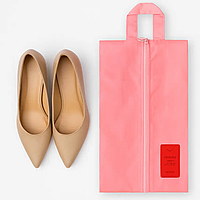 Чохол для зберігання взуття, сумок, речей, на блискавці 35,5*21 см (рожевий)