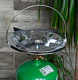 Балон газовий кемпінг Туристичний балон із пальником Пропан на 5 літрів із пальником латунними тарілками "JAN Svarka", фото 4