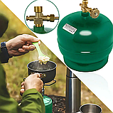 Балон газовий кемпінг Туристичний балон із пальником Пропан на 5 літрів із пальником латунними тарілками "JAN Svarka", фото 5