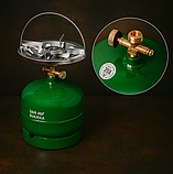 Балон газовий кемпінг Туристичний балон із пальником Пропан на 5 літрів із пальником латунними тарілками "JAN Svarka", фото 6