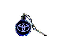 Брелок на ключі GF з логотипом Toyota з підсвічуванням (2324211)