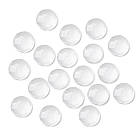 Кабошони Скляні, Круглі, Безбарвний, 16х5мм, 20 шт, фото 8