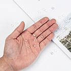 Кабошони Скляні Прозорі, Круглі, Безбарвні, Розмір: 5.5~6х3мм, 20 шт, фото 3