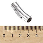 Застібка Байонет, Медична Неіржавка сталь, Розмір: 30х5мм, Внутрішній Діаметр 3 мм, 1 шт, фото 2