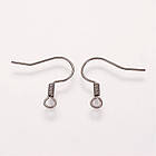 Швензи Гачок, Латунь, Колір: Збройова сталь, Розмір: 17 мм, Отвір 1.5 мм, Пін 0.7мм, 50 шт, фото 2