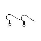 Швензи Гачок, Латунь, Колір: Збройова сталь, Розмір: 17 мм, Отвір 1.5 мм, Пін 0.7мм, 50 шт, фото 5