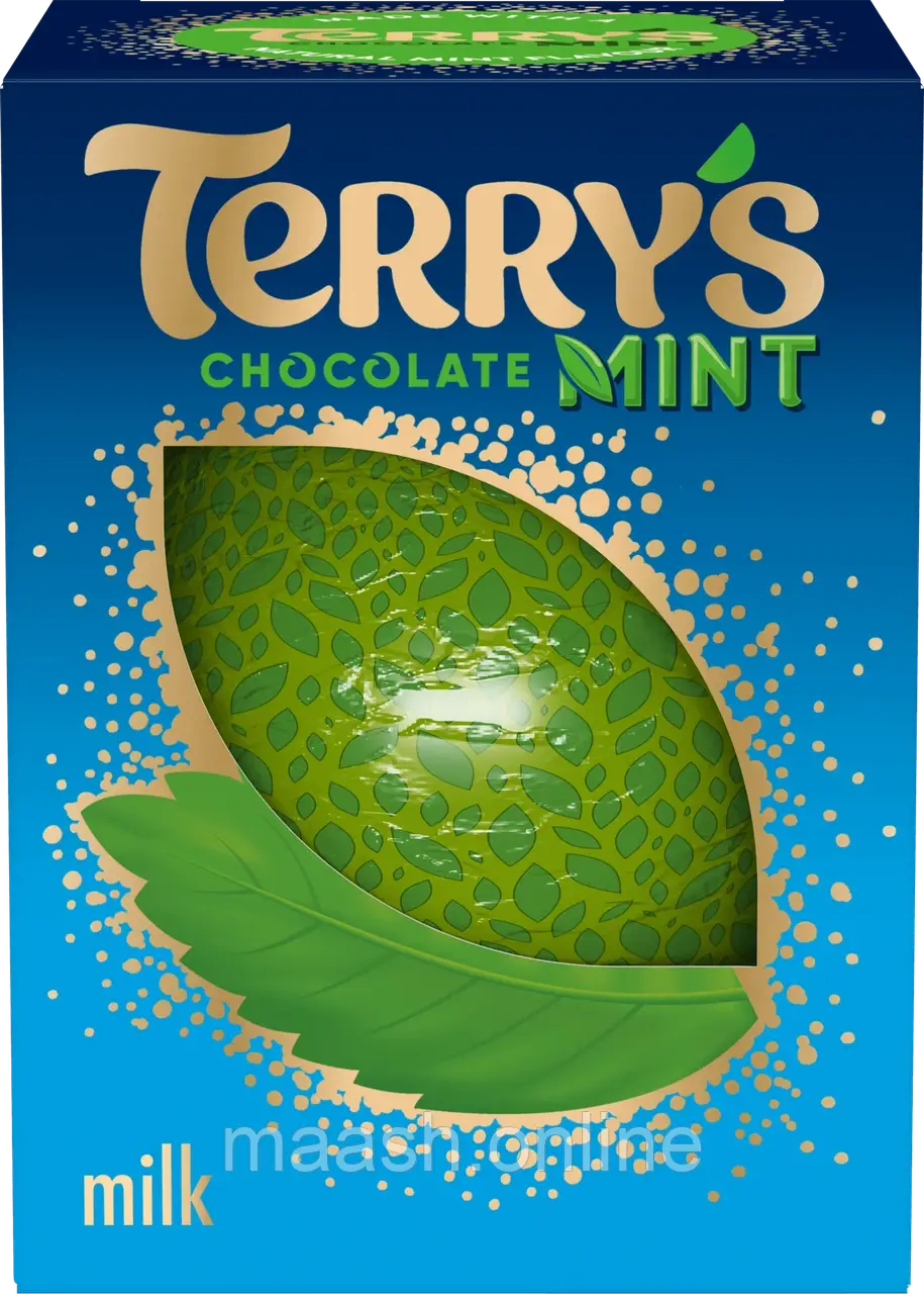 Шоколадний апельсин молочний м`ята Terry's Chocolate Mint Milk 145г,, фото 1