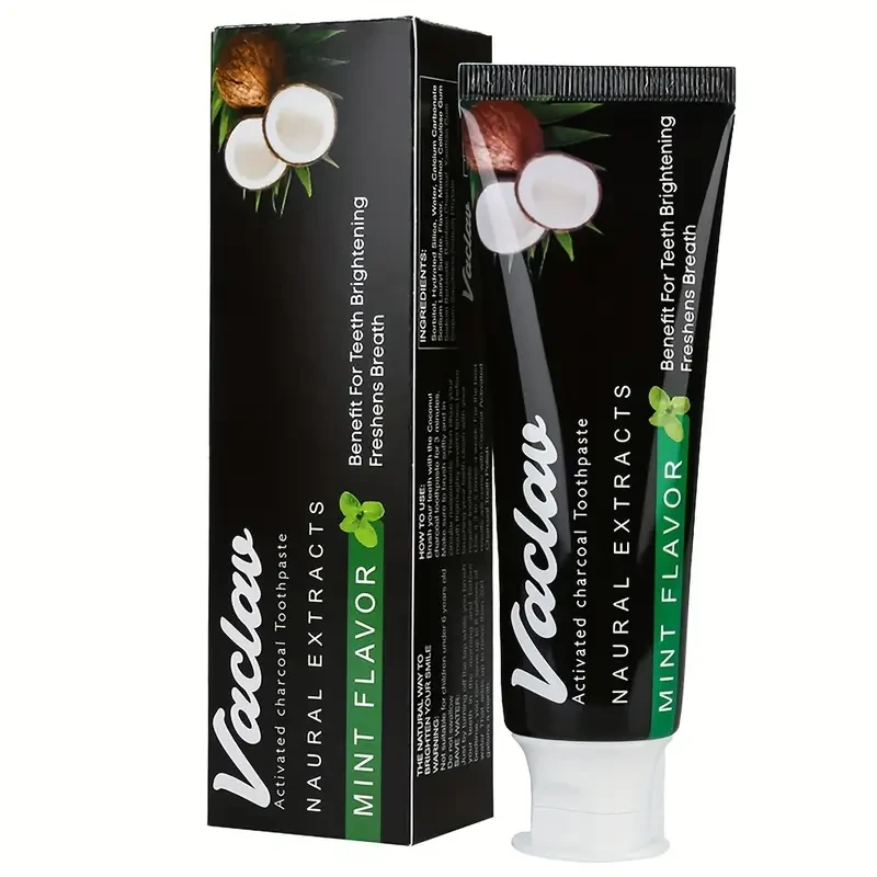 Ваклан М'ятний Активоване Вугілля Зубна Паста 100 г, фото 1