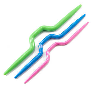 Набір вигнутих Сподобальних Спиць, Пластик, Колір: Мікс, Розмір: 92~108x9~15x3~5 мм, Діаметр: 2~3ммм, 1 набор