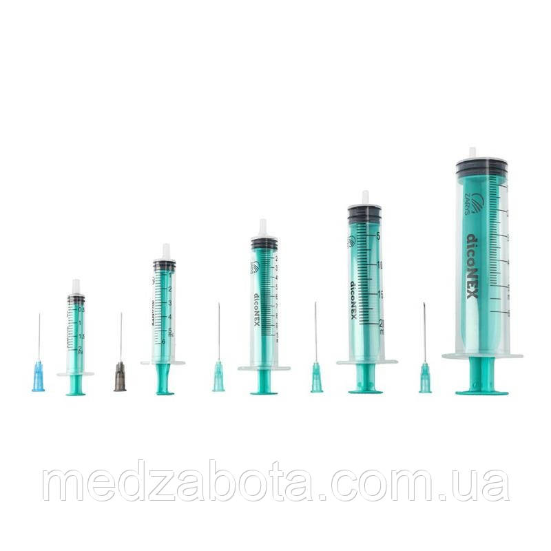 Шприц dicoNEX SN 20 мл з голкою 0,8*40 (в упак. 50шт.), фото 1