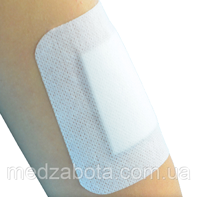 Пов'язка пластирна неткана 10см*15см Zarys Elastopor-steril, фото 1