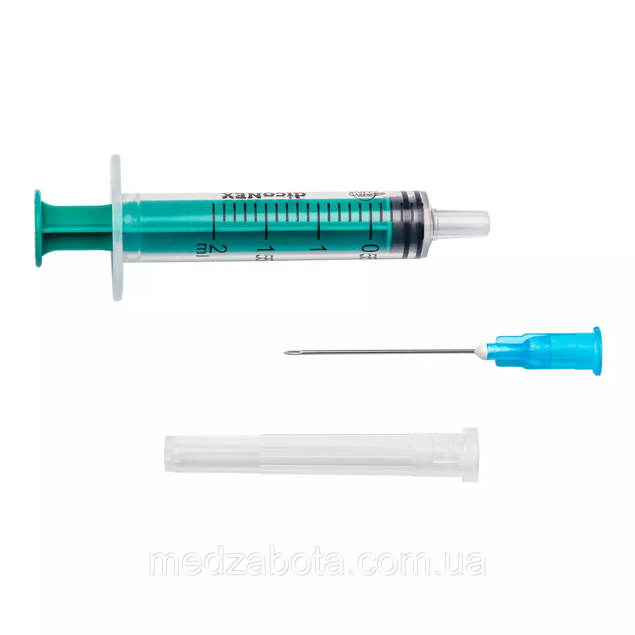 Шприц dicoNEX SN  2 мл з голкою 0,6*30 (в упак. 100шт.), фото 1