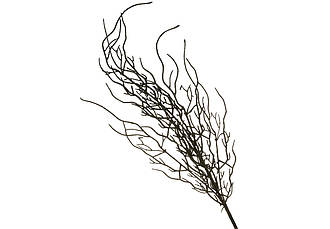 Декоративна гілка в гліттері чорна 80см BonaDi 39-400