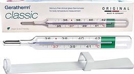 Термометр скляний без ртуті Geratherm Classic