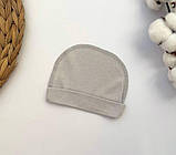 Шапочка для новонароджених з інтерлоку, фото 4