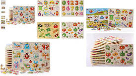 Вкладиші C 73253 (120) дерев’яні, ручка-тримач, в плівці, ВИДАЄТЬСЯ ТІЛЬКИ МІКС ВИДІВ