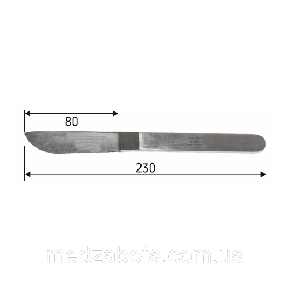 Скальпель анатомічний, 23 см, J-15-047, фото 1