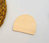 Шапочка для новонароджених малюків з інтерлоку, фото 6