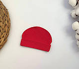 Шапочка для новонароджених малюків з інтерлоку, фото 7