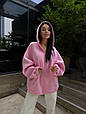 Зіпка жіноча утеплена Модель: 842-072 Колір: Рожевий (Барбі), фото 7