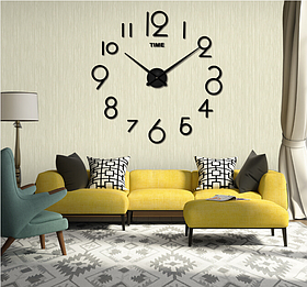 3D годинник настінний Ø 60 ... 120 см