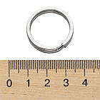 Кільце для ключів, неіржавка сталь, Розмір 2х25мм, 10 шт, фото 3