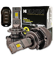 Світлодіодні LED лампи H7 75W 12-36V KELVIN 3000/4500/6000К 8000LM з обманкою
