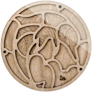 Органайзер для Бісера з Прозорою Кришкою, 19х19 см, 16 Ячей, 1 шт