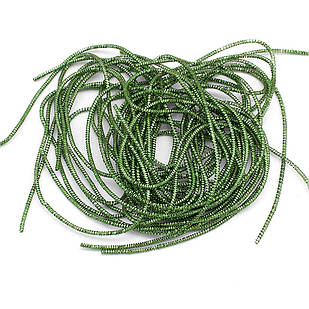 Канатель Трунцал 4 грані, Колір: Темно-зелений, Відрізки не Менш ніж 15 см, Діаметр 1 мм, приблизно 490 см/10г