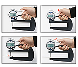 Товщиномір цифровий Shahe 5332-25 для паперу, тканини, поліетилену, діапазон 0-25 мм, дискретність 0,01 мм, фото 3