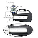 Товщиномір цифровий Shahe 5332-25 для паперу, тканини, поліетилену, діапазон 0-25 мм, дискретність 0,01 мм, фото 5
