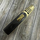 Газова турбо запальничка вітрозахисна Багаторазова газова запальничка металева, можна заправляти, фото 4