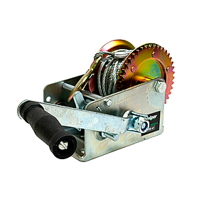 Вантажна лебідка ручна 550 кг Helper HP - 1019 1200LBS барабанна ручна лебідка