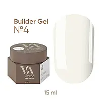 Гель для нарощування нігтів Valeri Builder Gel №4 (молочний), 15 мл