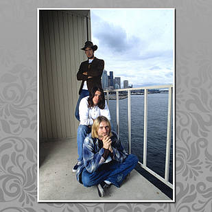 Плакат рок Нірвана А3 | Nirvana 023