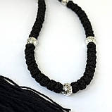 Плетені чотки з металевими бусинами на 100 вузлів, фото 3