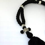 Плетені чотки з металевими бусинами на 100 вузлів, фото 2