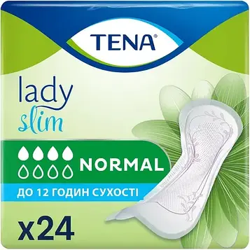 Урологічні жіночі прокладки TENA Lady Slim Normal 24 шт 12/ящ