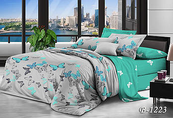 Сімейний комплект постільної білизни Gold Delux B-1223 (економ)