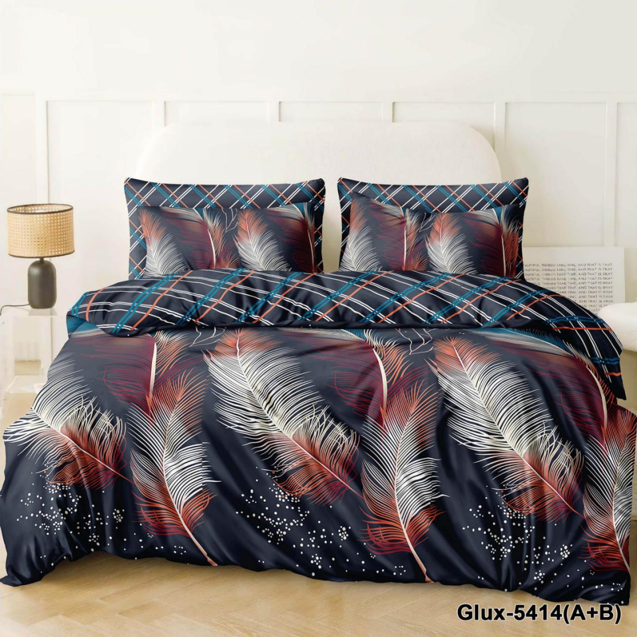 Сімейний комплект постільної білизни Gold Delux B-1604 (економ), фото 1