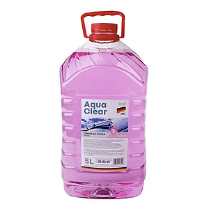 Омивач скла, літній +5 С "Aqua Clear" 5 л, Бабл гам