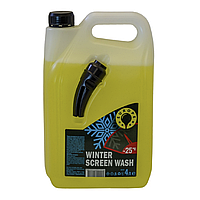 Омивач скла з лійкою, зимовий — 25 °C "EUROPE" 4 л, жовтий