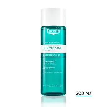 Тонік очищуючий Eucerin Dermopure Clinical для проблемної шкіри 200 мл. 88983