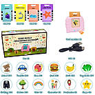 Електронні картки 224 слова, що говорять для вивчення англійської мови, інтерактивний планшет для дітей кишеньковий алфавіт Рожеви, фото 6