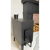 Заводська піч-буржуйка для будинку, квартири, теплиці, гаража з варильною поверхнею, фото 2